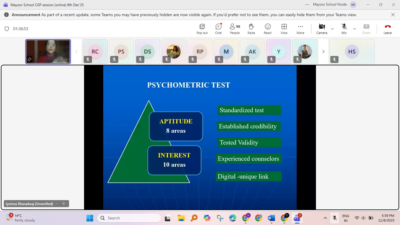 Shaping Tomorrow: Online Career Orientation for Class X